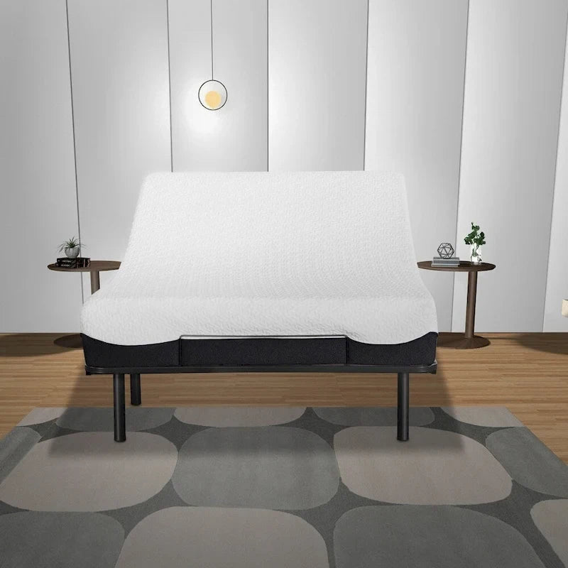 Electric Adjustable Bed Base Frame with Wireless Remote Steel